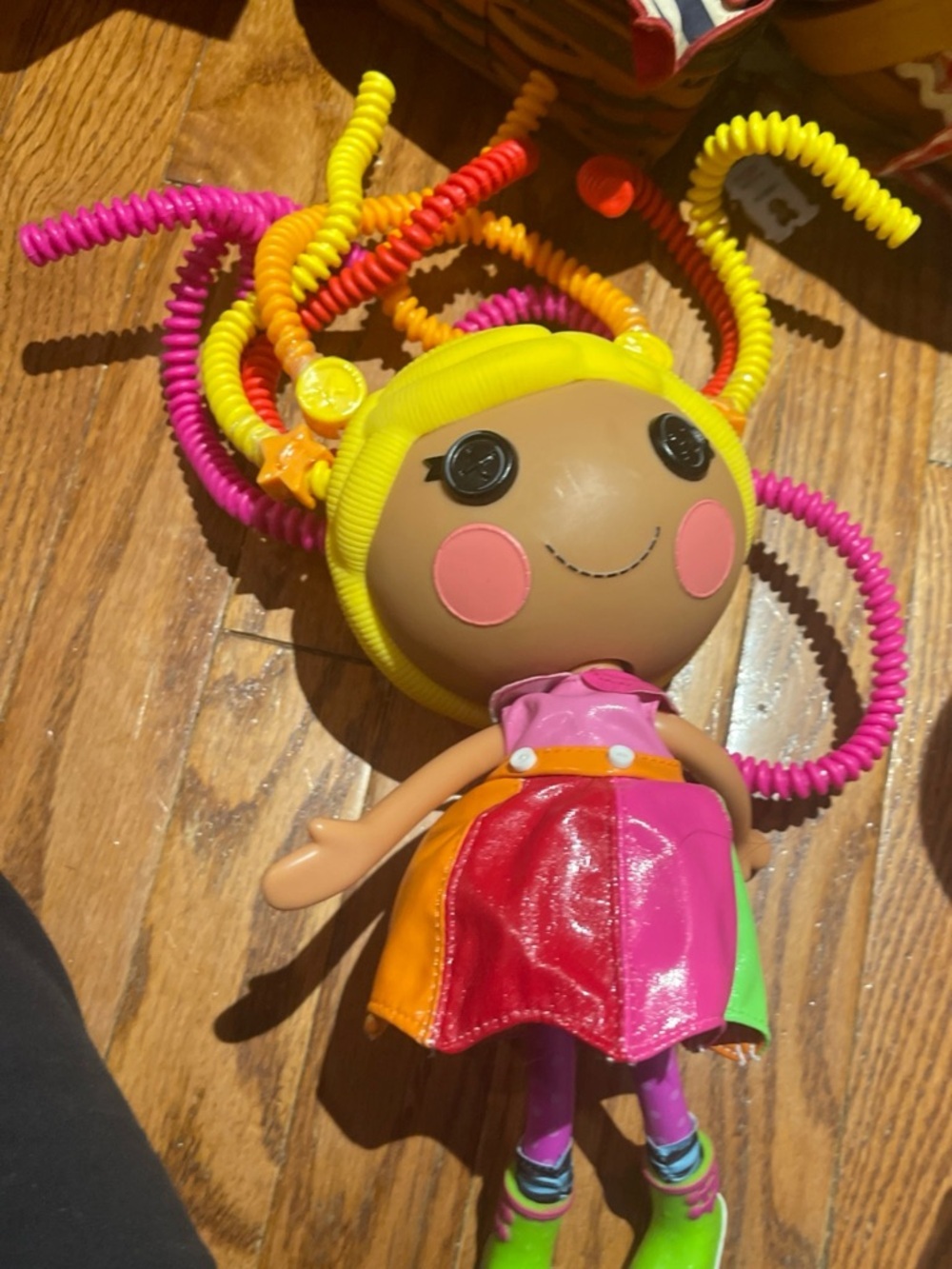 Lalaloopsy Silly Hair Doll April Sunsplash 13” Rainbow Hair Styling Doll 2010